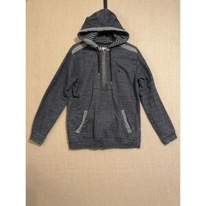 Lions Crest Hoodie Men's Small Gray Pockets